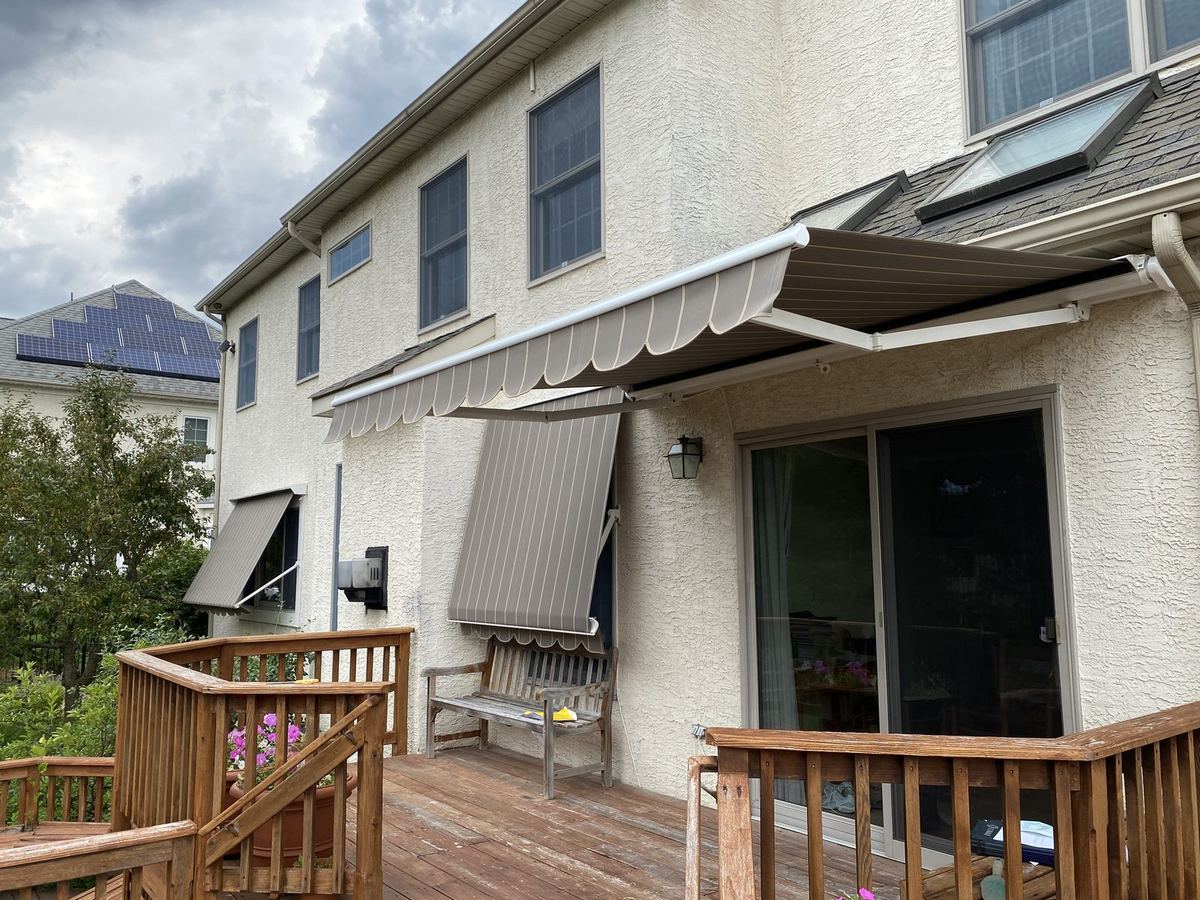 Retractable awning installation South Jersey