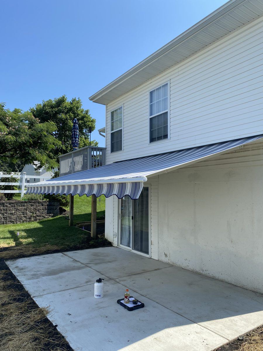 Awning install NJ home