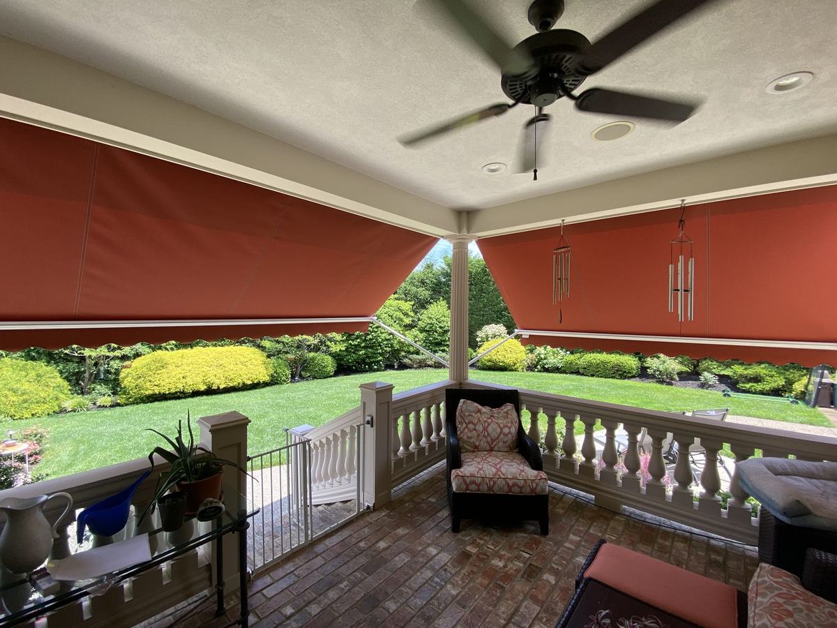 Retractable awning final result