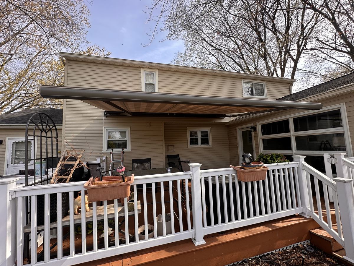 Retractable awning deck installation NJ