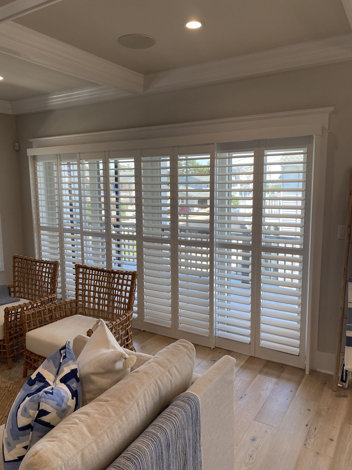 Bypass shutters Avalon NJ shore home