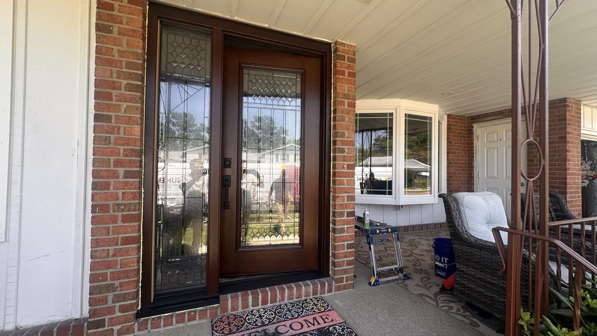 ProVia door with glass insert