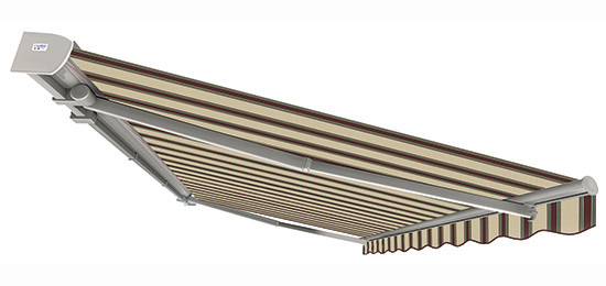 Aristocrat Estate semi-cassette retractable awning